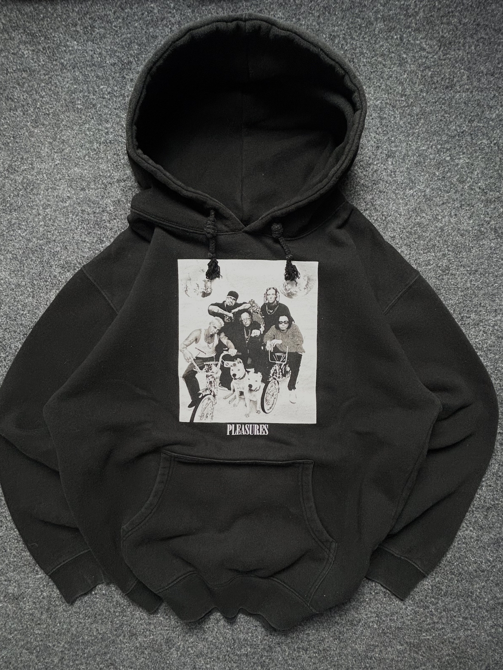 Korn X Pleasures Black Men's M Pullover Hoodie